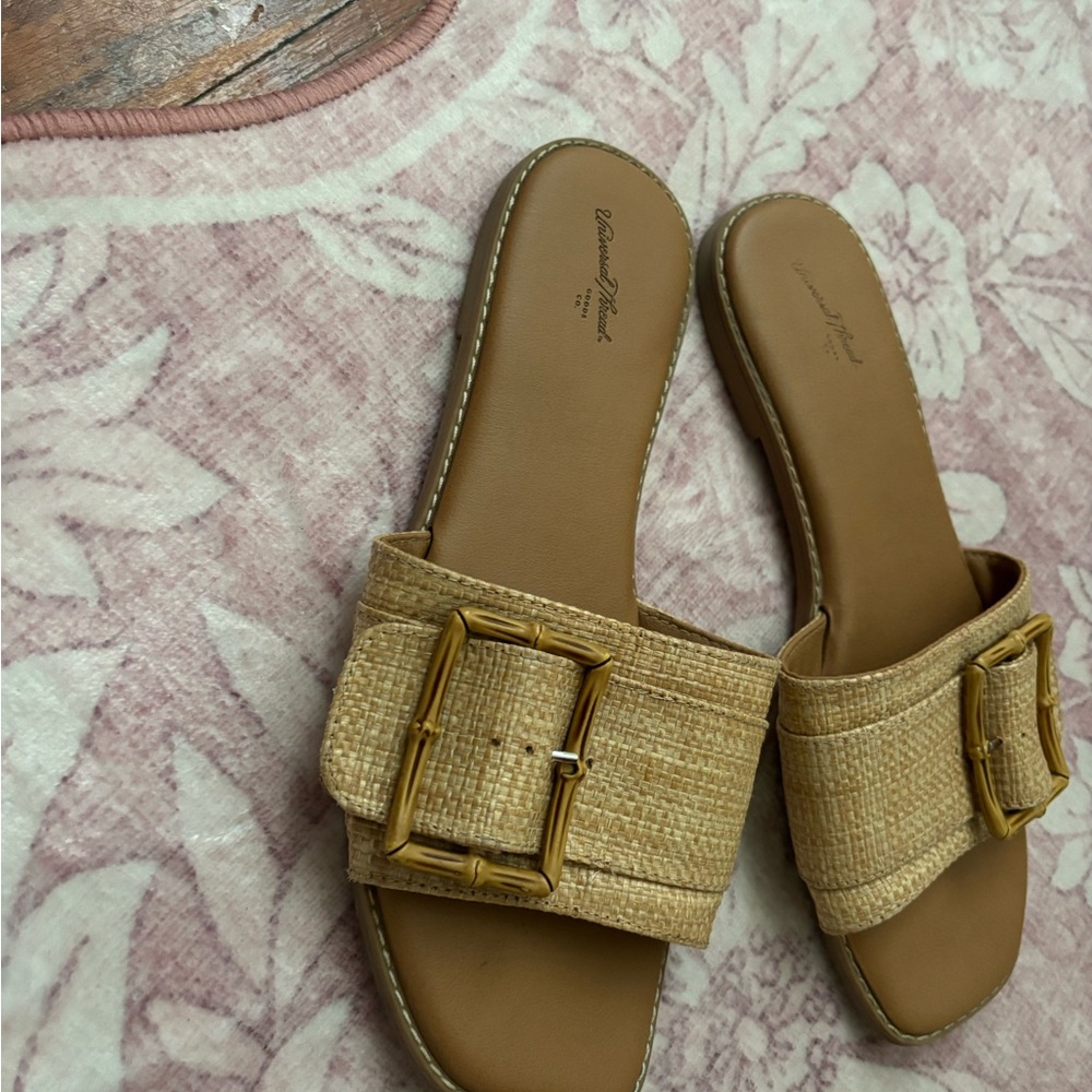Universal Thread Rattan Buckle Sandals - Picture 2 of 2
